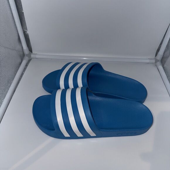 Size 8 Men’s- Adidas Adilette Aqua Slides - Picture 2 of 5